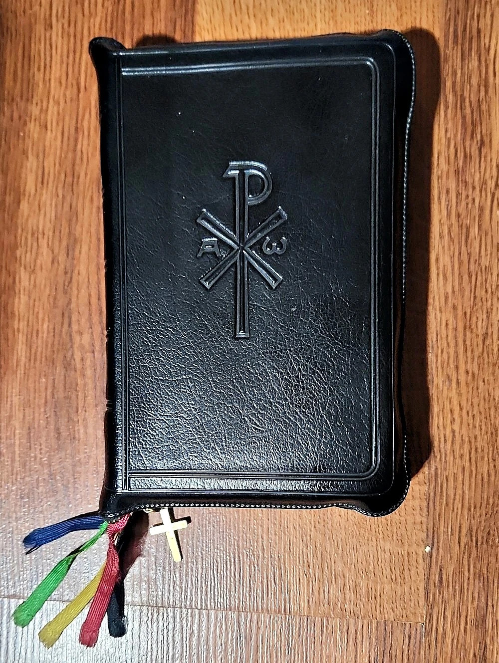 Missel Quotidien Saint Joseph Black Religious Prayer Book Leather